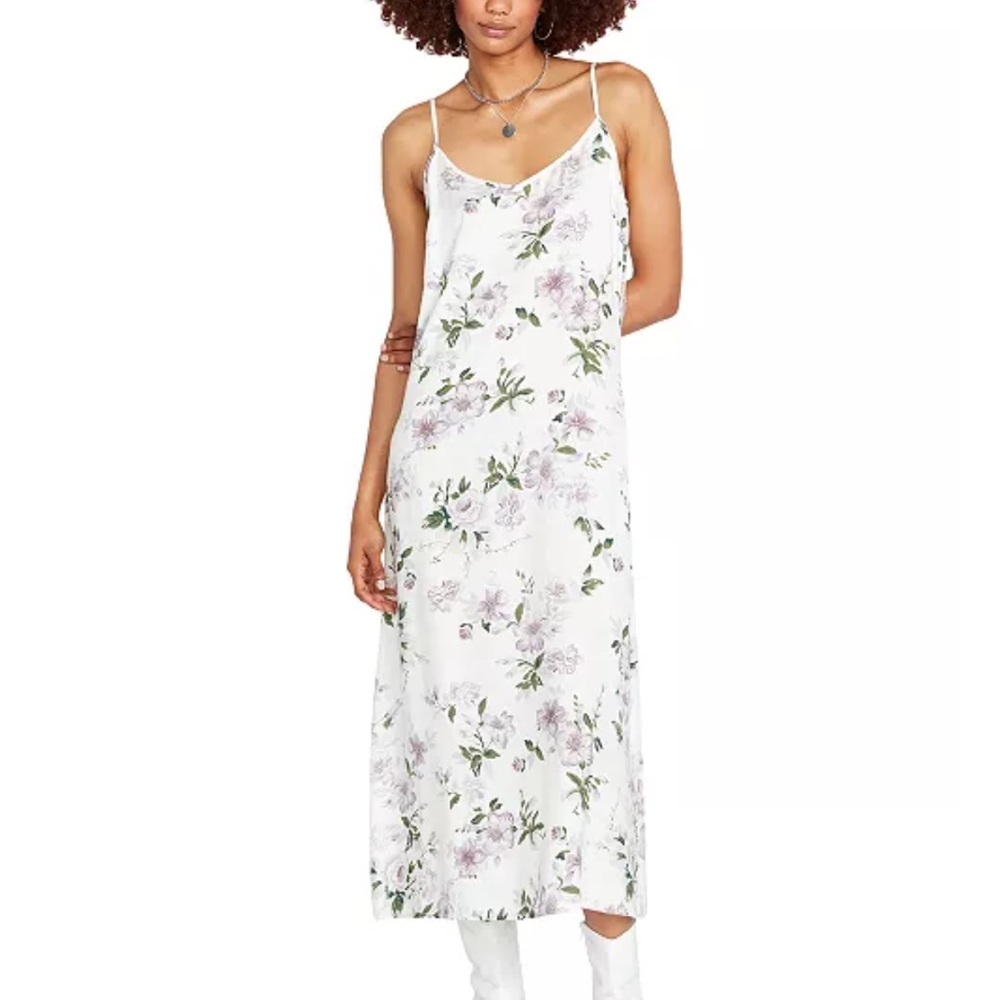 Floral-Print Midi Dress